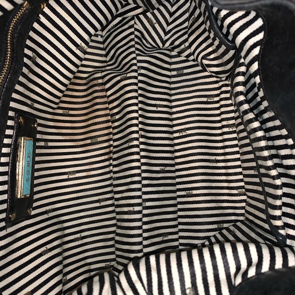 LAMB watchall black crinkled leather hobo bag - Picture 7 of 8